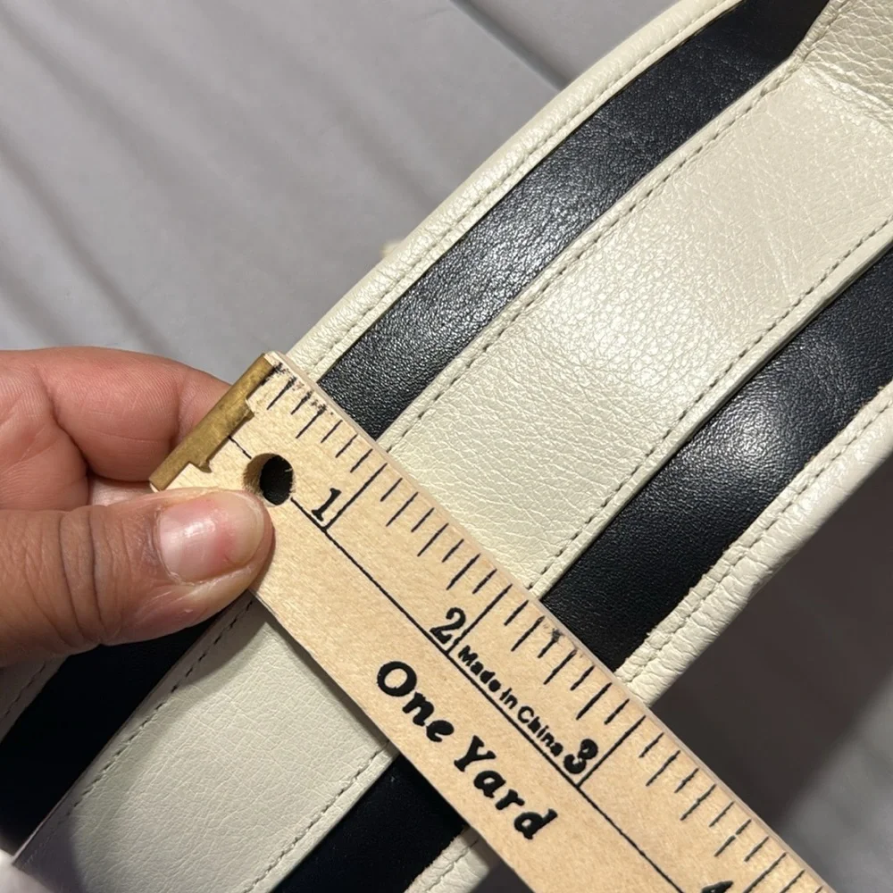 Saks Fifth Avenue oversized leather belt